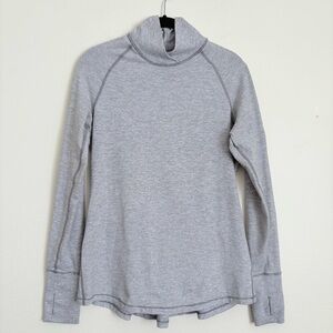 Lululemon Warm Your Core Pleated Tonka Stripe Performance Trail Training Sz 6